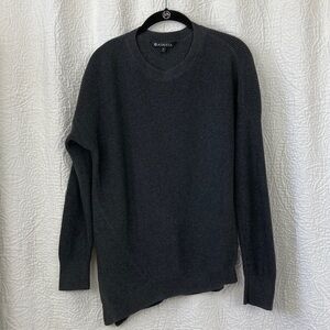 Athleta Women’s Asymmetrical Sweater sz Medium  Charcoal
